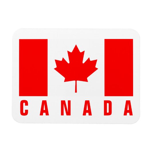 Canadese vlag van Canada koelkast Magneet (Horizontaal)