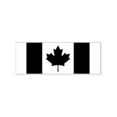 Canadese vlag van Canada rode inkt Rubberstempel (Afrduk)
