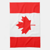 Canadese vlag van de Canadese Rode Maple Leaf Kitc Theedoek (Verticaal)