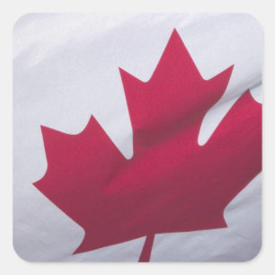 Canadese vlag. vierkante sticker