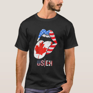 Canadese vlag Vrouwen Mannen Kinder Maple Leaf Can T-shirt
