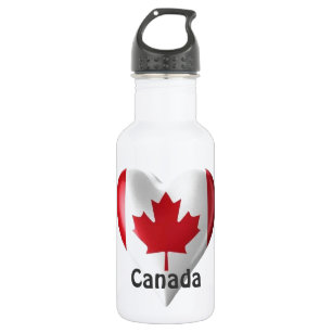 Canadese vlag waterfles