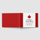 Canadese vlag Wedding Gastenboek (Volledig)