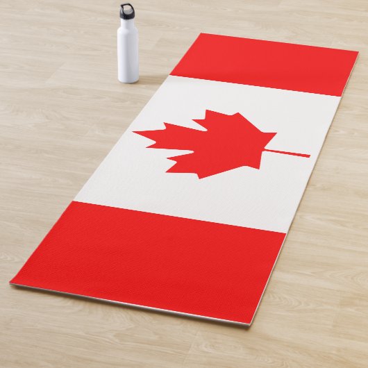 Canadese vlag yogamat (In situ)