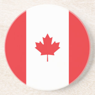 Canadese vlag zandsteen onderzetter