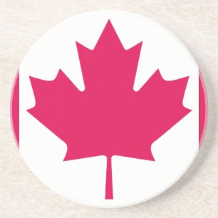 Canadese vlag zandsteen onderzetter