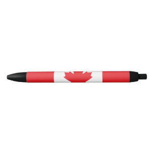 Canadese vlag zwarte inkt pen