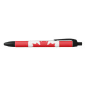 Canadese vlag zwarte inkt pen (Bovenkant)