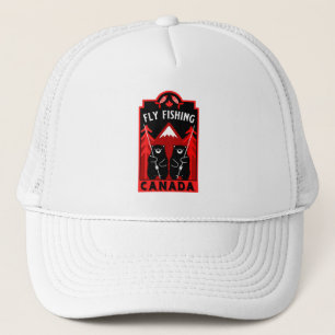 Canadese vlieg vissen geschenken trucker pet