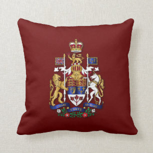 Canadese wapenmantel kussen
