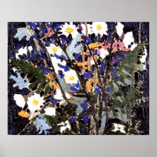 Canadese Wildbloemen door Tom Thomson Poster