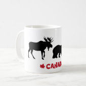 Canadese Wildlife Koffiemok (Voorkant links)