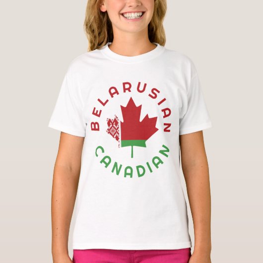 Canadese Wit-Russische roots T-shirt (Voorkant)