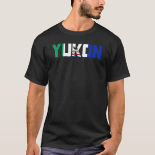 Canadese Yukon Territory Vlag Trots Canada Husky S T-shirt