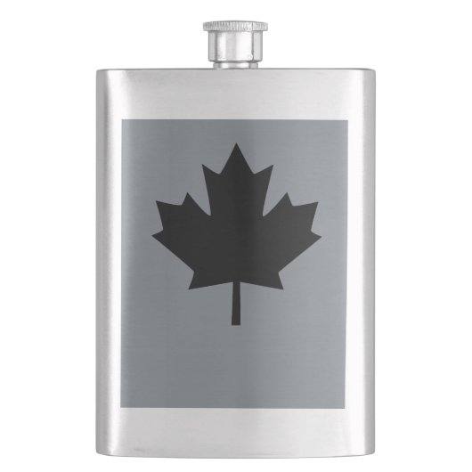 Canadese zwarte lederen stijl flacon (Voorkant)