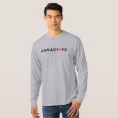 Canadezen in het buitenland — Basishoes voor lange T-shirt (Voorkant volledig)