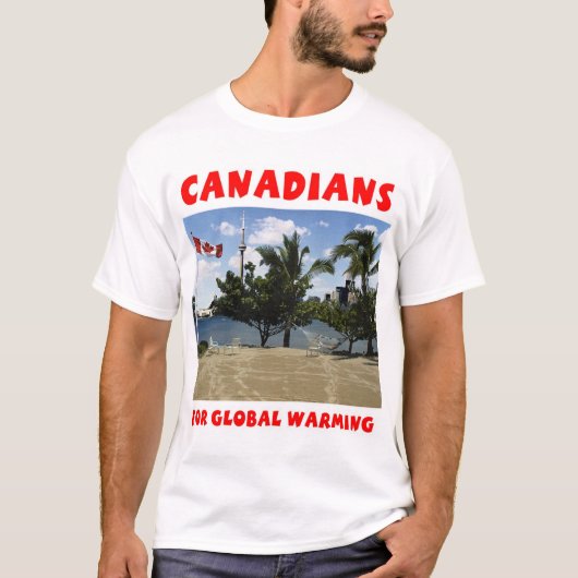 Canadezen voor Global Warming T-shirt (Voorkant)