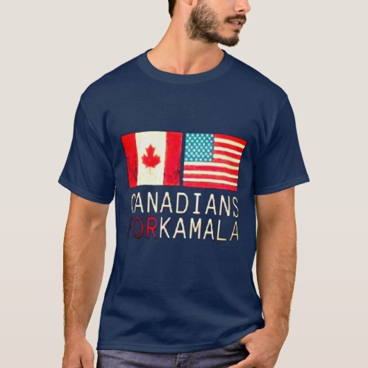 Canadezen voor Kamala T-Shirt (Voorkant)