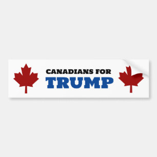 Canadezen voor Trump Grappige Pro-Trump Bumpersticker