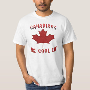 Canadezen zijn kool in de Canadese theebroek T-shirt