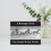 Canadian Backwood Mail Briefkaart (Staand voorkant)