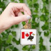 Canadian Bald Eagle Sleutelhanger (Hand)