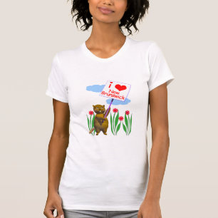 Canadian Beaver houdt van New Brunswick T-shirt
