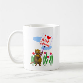 Canadian Beaver Loves British Columbia Koffiemok