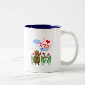Canadian Beaver Loves de Northwest Territories Tweekleurige Koffiemok