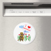 Canadian Beaver Loves Saskatchewan Magneet (Insitu (Vaatwasser))