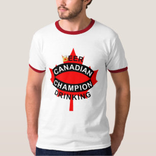 Canadian Beer Drink Champion T-shirt