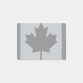 Canadian Black Maple Leaf Graphic Post-it® Notes (Voorkant)