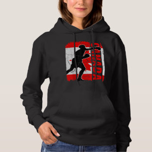 Canadian Boxing Team Canada Flag Boxing Ghandschoe Hoodie