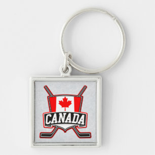 Canadian Canada Hockey Flag Keyring Sleutelhanger
