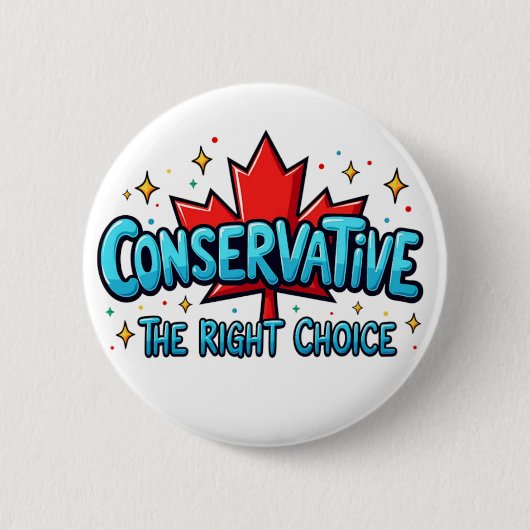 Canadian Conservative Button (Voorkant)
