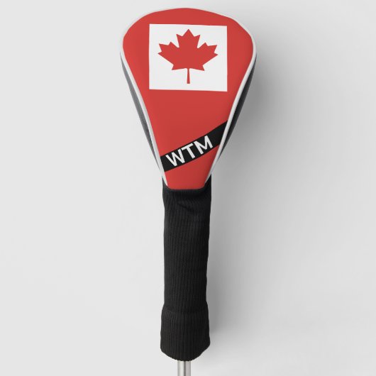 Canadian Custom Golf Head Hoesje Golfheadcover (Voorkant)