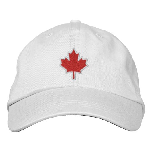 Canadian Embroidery Embroidered Maple Leaf Pet (Voorkant)