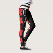 CANADIAN FLAG BLACK LEGGINGS HAVIC ACD (Rechts)