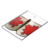 Canadian Flag Butterfly Design Notitieboek (Linkerzijde)