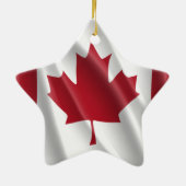 CANADIAN FLAG KERAMISCH ORNAMENT (Achterkant)