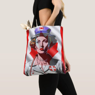 Canadian Flag Lady Draagtas