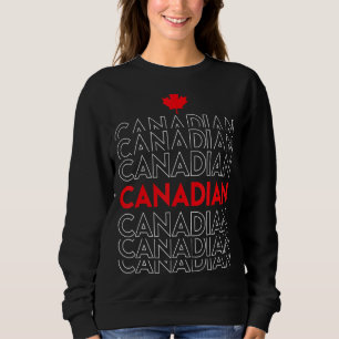 Canadian Flag Leaf Canada I'm A Canadian Canadian Trui