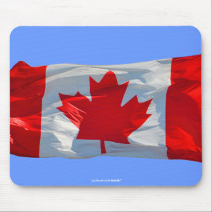 CANADIAN FLAG Patriotic Mousepad Muismat