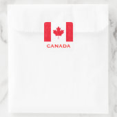 CANADIAN FLAG VIERKANTE STICKER (Tas)