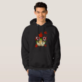 Canadian Frog Maple Tree Leaf Canada Flag Animal F Hoodie (Voorkant volledig)