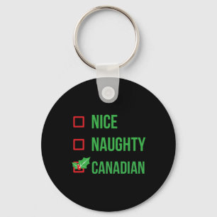 Canadian Funny Canada Pajama kerstcadeau Sleutelhanger