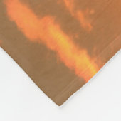 Canadian Geese Sunset Silhouette Fleece Deken (Hoek)