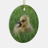 Canadian Goose Chick Keramisch Ornament (Rechts)