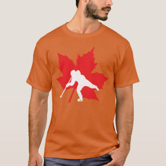 Canadian Hockey Maple Leaf Canada Sport Trots ret T-shirt