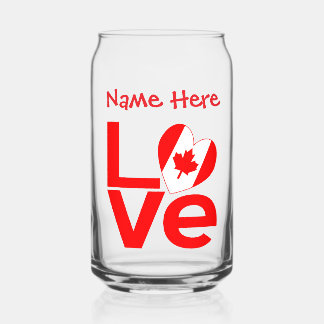 Canadian LOVE Rouge Personnalisé
